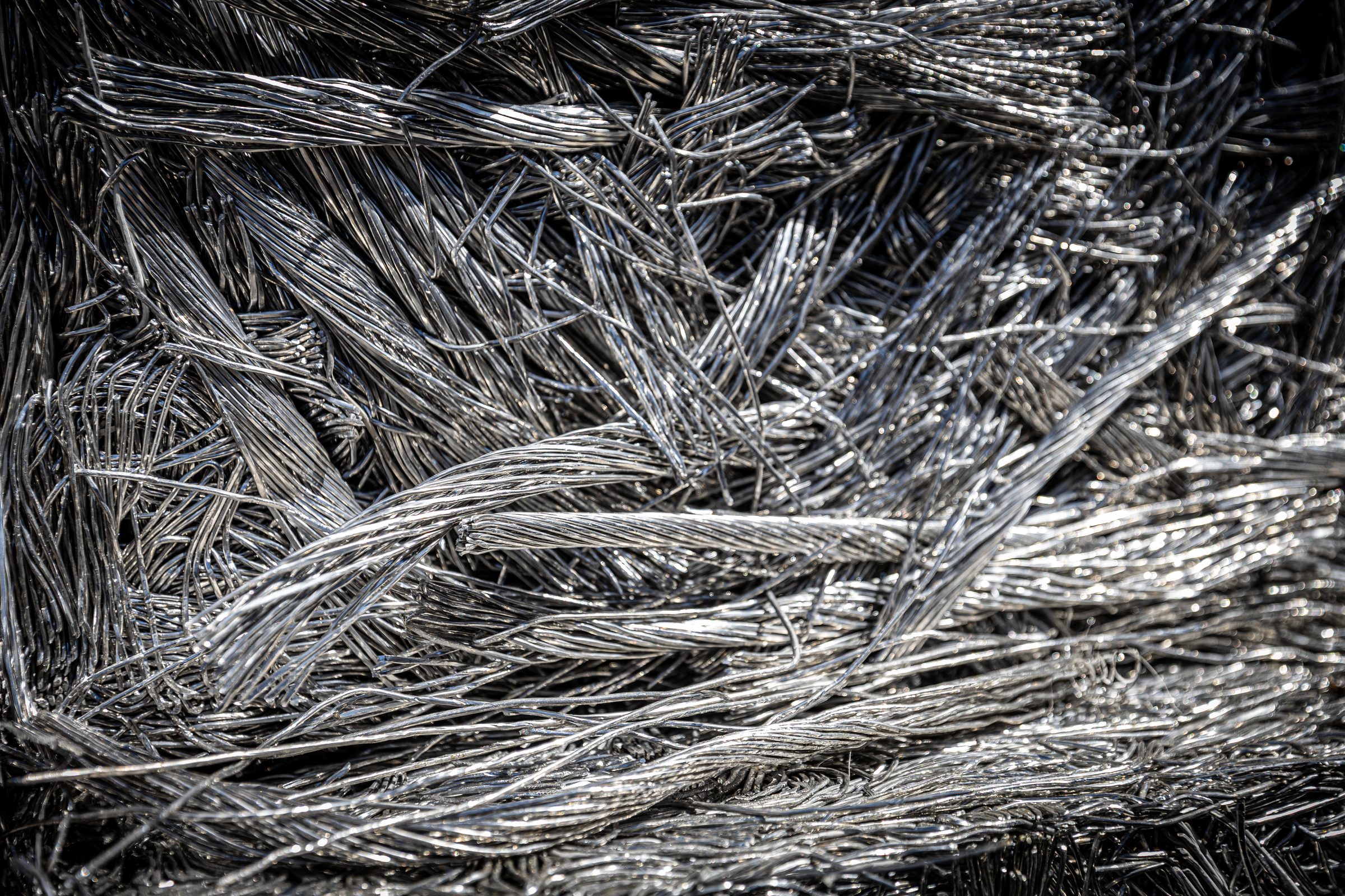 Sorted non-ferrous scrap ready for shipment
